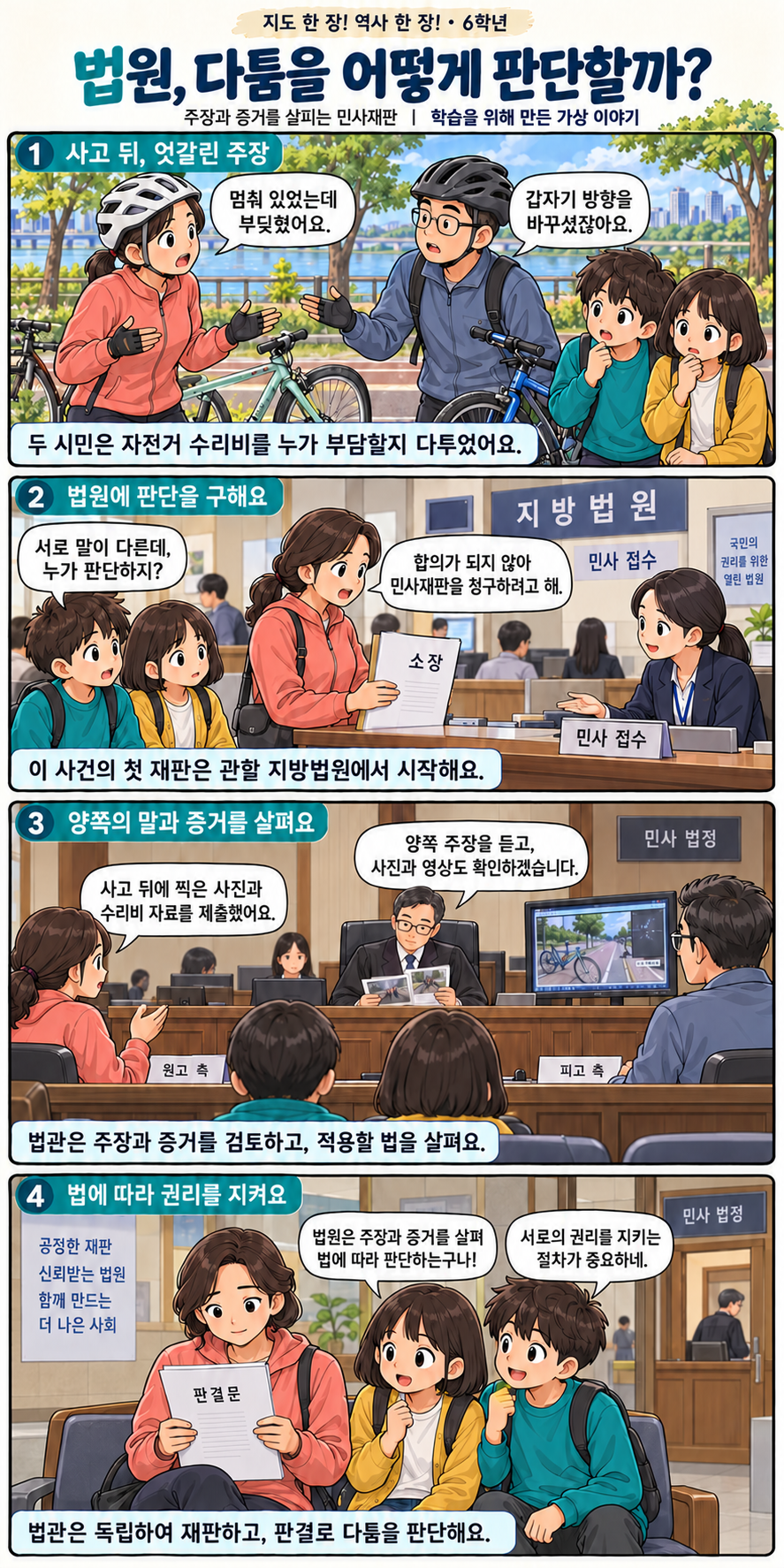 법원 4컷 학습만화
